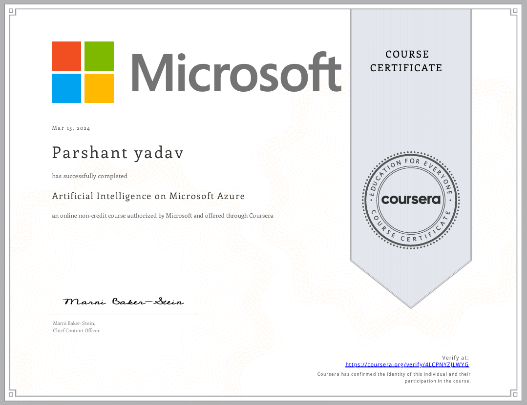 Certificate 1